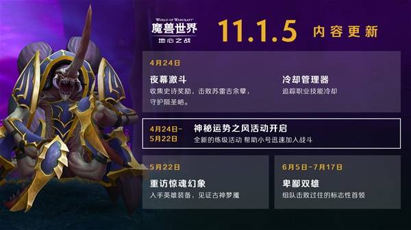魔兽世界11.1.5版本更新内容一览